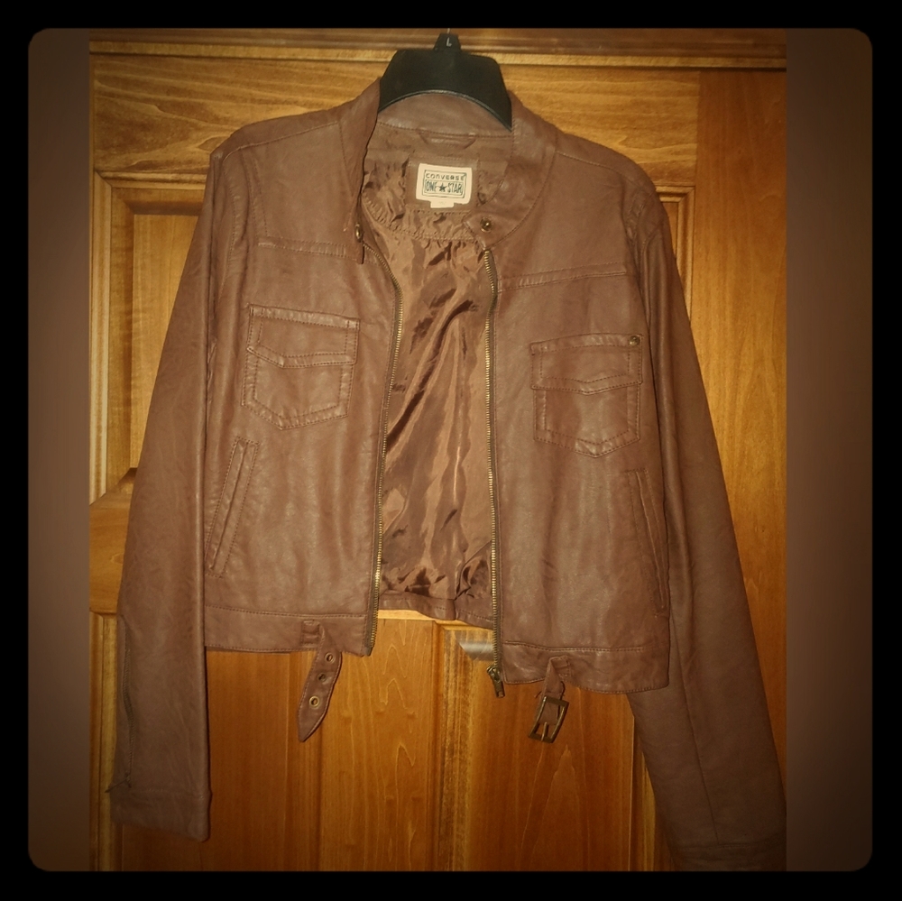 Converse Leather jacket